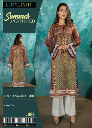 3 Piece Summer Unstitched Suit U1103 A Marcalista